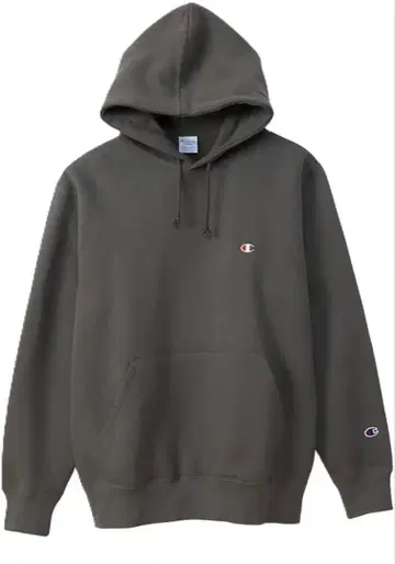 Champion 그레이 후드 부착 후드티