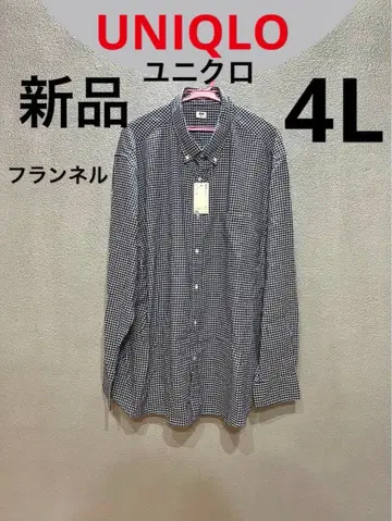 택 포함 새상품 유니클로 UNIQLO 플란넬 셔츠 4L 사이즈