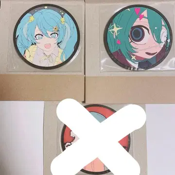 [ 미개봉 ] 하츠네 미쿠 DECO*27 MV 러버 코스터 2개 세트