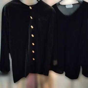 블랙 벨벳풍 앙상블