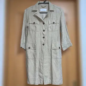 아멘 린넨 100% 코트 프랑스제