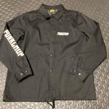 PORKCHOP 블랙 나일론 자켓 M