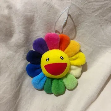 카이카이키키 스트랩 꽃 플라워 키링 무라카미 다카시