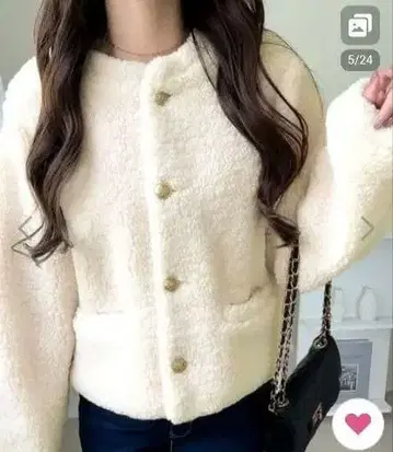 [새상품급] mily bilet 미위빌렛 보아 자켓