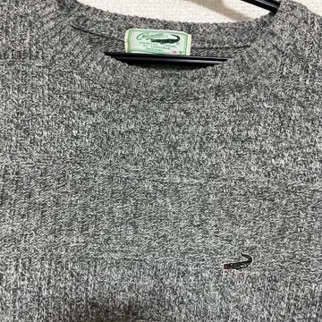크로커다일 그레이 크루넥 니트 M