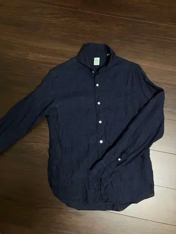 Finamore 피나모레 세르지오 네이비 린넨