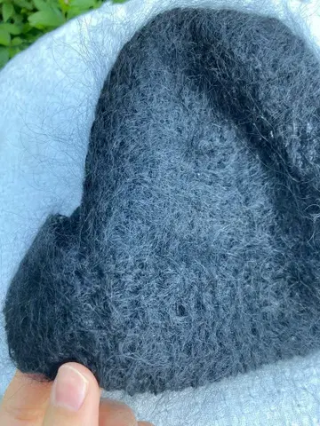 블랙 니트 모자 비니