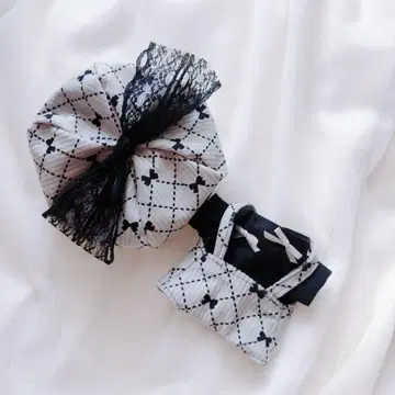 누이복 하피누이 치비누이 치비스토 의류 리본 코디 그레이지 베레모