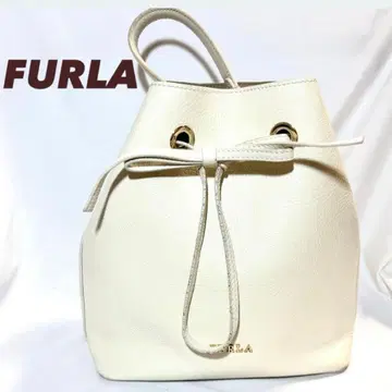 FURLA 훌라 2way 코스탄자 복조리백 숄더백 화이트