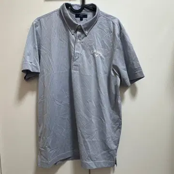 캘러웨이 그레이 스트라이프 피케 셔츠