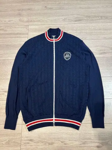 adidas 골프 니트 스웨터 L 집업