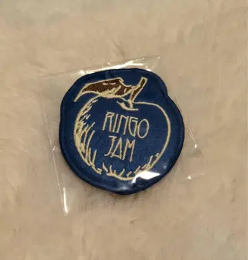 미세스 바벨탑 RINGO JAM 파란색 사과 모양 와펜