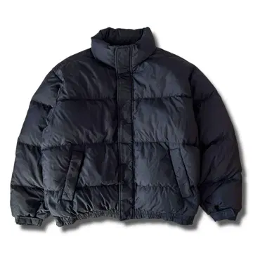 00s Eddie Bauer 구스 다운 퍼 자켓 M 블랙