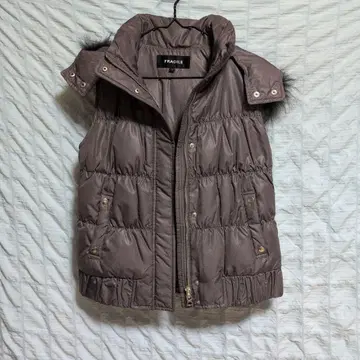 FRAGILE 그레이 퀼팅 베스트 38