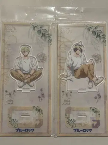 블루 록 아크릴 스탠드 화관 나기 세이시로 미카게 레오