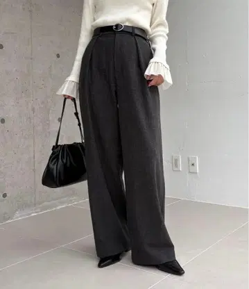 [택 포함 새상품] 아지메 벨트 SET 팬츠