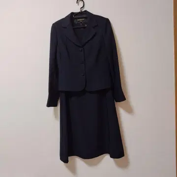 네이비 원피스 수트 3버튼