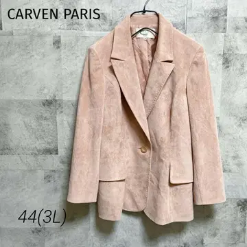 CARVEN PARIS [ 3L ] 자켓 핑크 스웨이드풍 빈티지