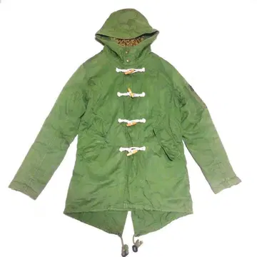 Browny 더플 모즈 코트 퀼팅 라이너 포함