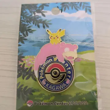 포켓몬 센터 카가와 한정판 핀 배지 야돈 피카츄 로고핀즈