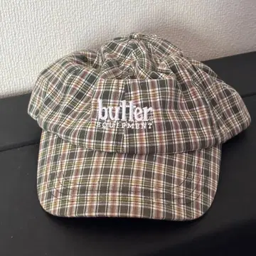 Butter 캡 체크 무늬