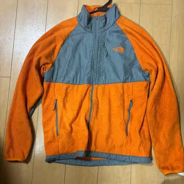 THE NORTH FACE 플리스 자켓 오렌지/그레이