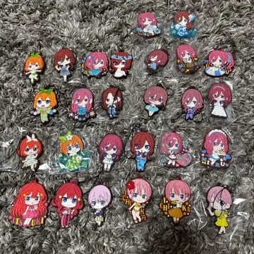 5등분의 신부 가챠가챠 러버 스트랩 캔 배치 피규어 묶음 판매