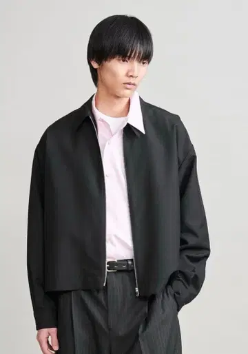 H BEAUTY & YOUTH 포플린 자켓