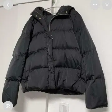 GU 다운 자켓 블랙 M