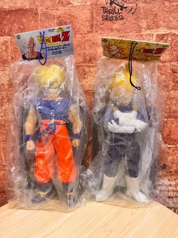 [ 레어 ] 드래곤볼Z 손오공 베지터 빅 소프트 비닐 피규어 세트