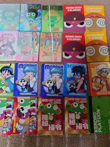 개구리 중사 케로로 구미 카드 20장 세트