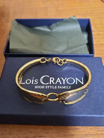 Lois CRAYON 뱅글 골드 컬러 도금