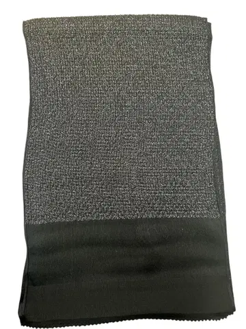 블랙 베이스에 실버 라메 오비 장식 천, 성인식 후리소데용