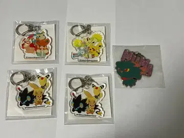 포켓몬 센터 온라인 8주년 머스트바이 아크릴 키링 4개 세트 (덤 포함)