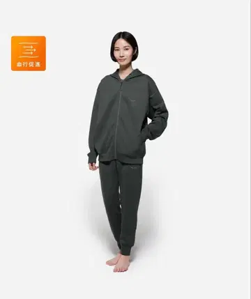 SIXPAD 리커버리 의류 후드티 (L 차콜)