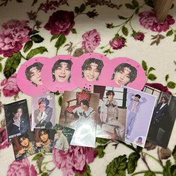 모리타 리쿠 Lienel 브로마이드 부채 스티커