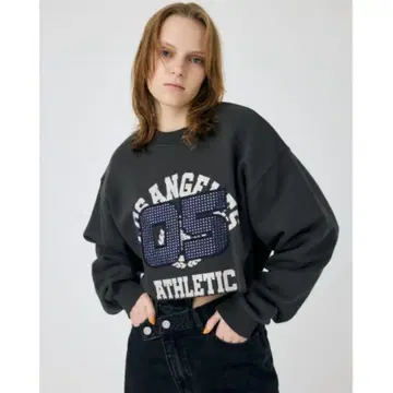 MOUSSY RHINESTONE NUMBER REMAKE 풀오버