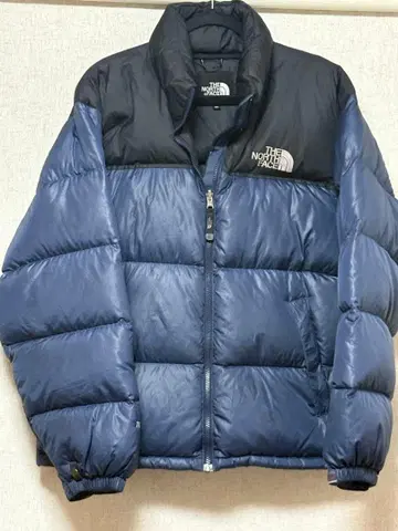 THE NORTH FACE 눕시 다운 자켓 네이비/블랙