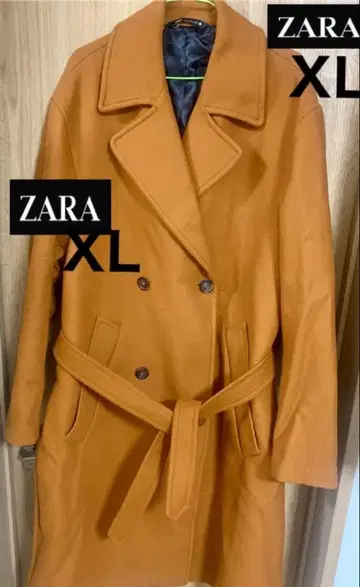 ZARA 트렌치코트 XL 새상품급 브라운 오렌지