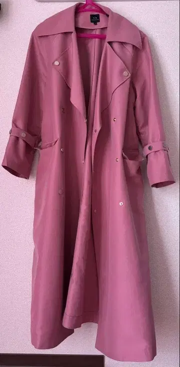 롱 코트 아르마니 익스체인지 A/X 핑크 AX ARMANI