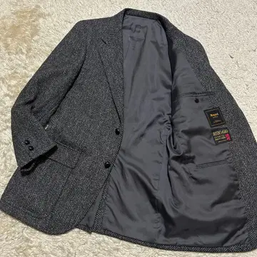 Kent 트위드 테일러드 자켓 헤링본 그레이 계열 L 상당 남성용