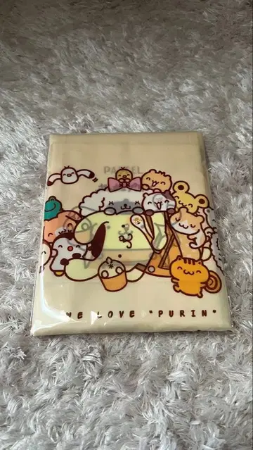 폼폼푸딩 팀푸딩 파스텔 콜라보 에코백