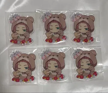 블루 록 이토시 사에 파보테리아 아크릴 스탠드 플라워 베어 아크릴 스탠드