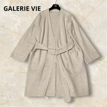 GALERIE VIE 갤러리 바이 가디건 코튼 벨트 포함