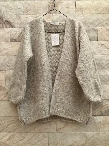 트리코 진 마르크 TRICOTSJEANMARC 모헤어 혼방 니트 가디건