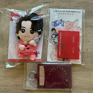 키타야마 히로미츠 아크릴 스탠드 키스마이베어 봉제 인형