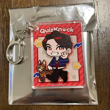 QuizKnock 이자와 타쿠시 마네키네코 콜라보 아크릴 키링