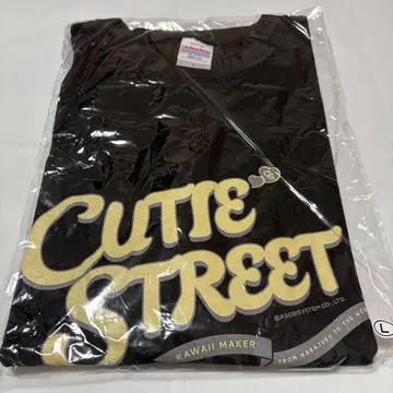 CUTIE STREET 블랙 T셔츠 L 사이즈