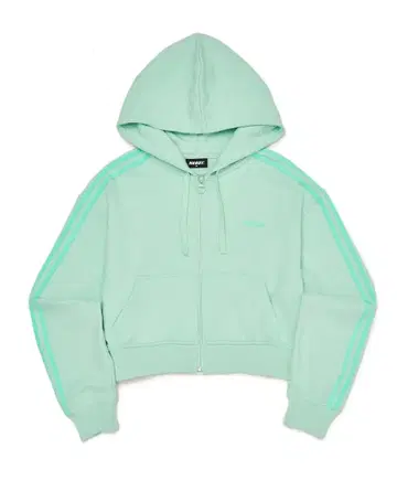 NERDY 크롭 NY 후디 집업 후드 맨투맨