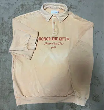 HONOR THE GIFT 피케 셔츠 베이지